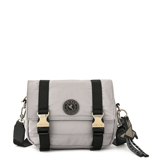 Medium gray Ariel crossbody bag