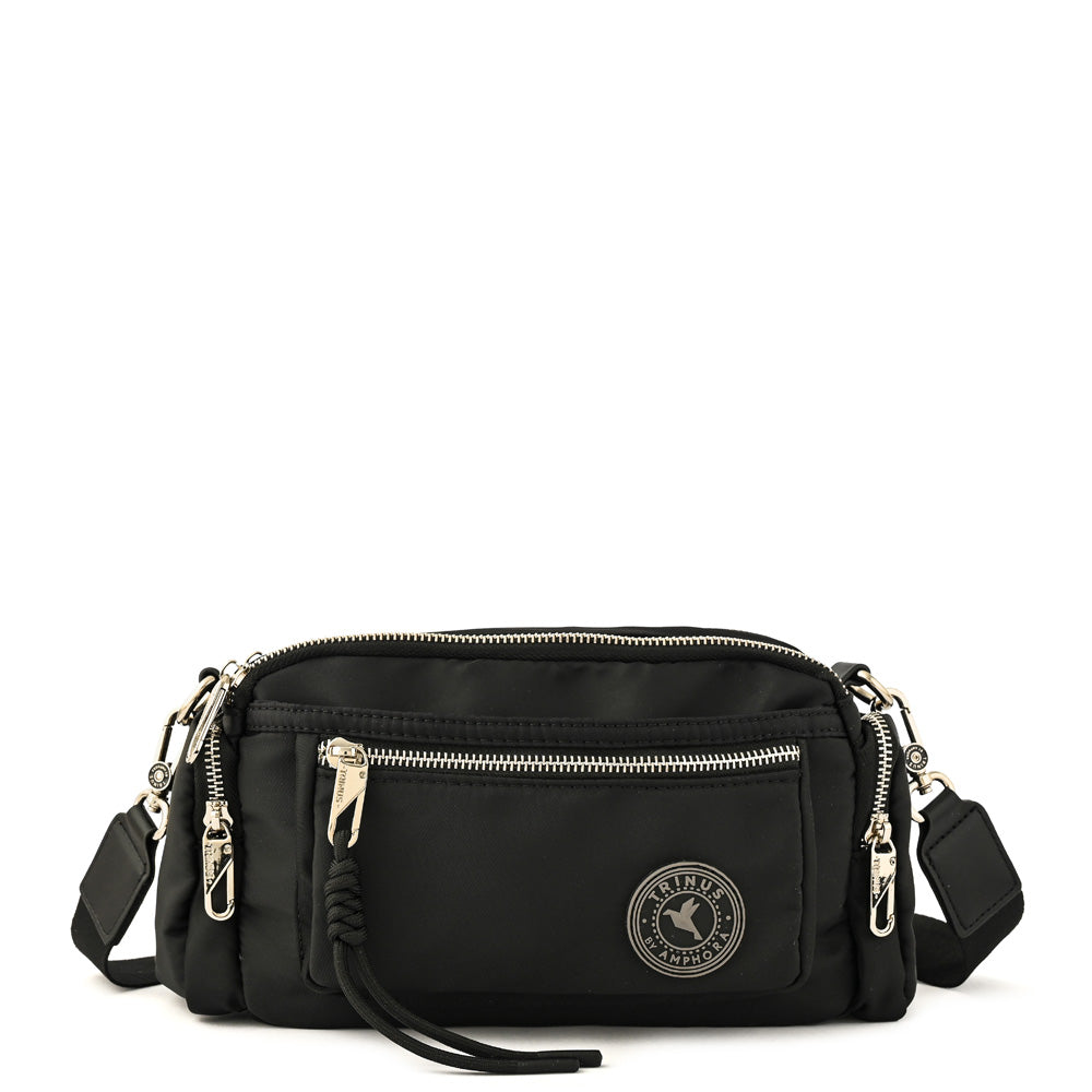 Halia medium black crossbody bag