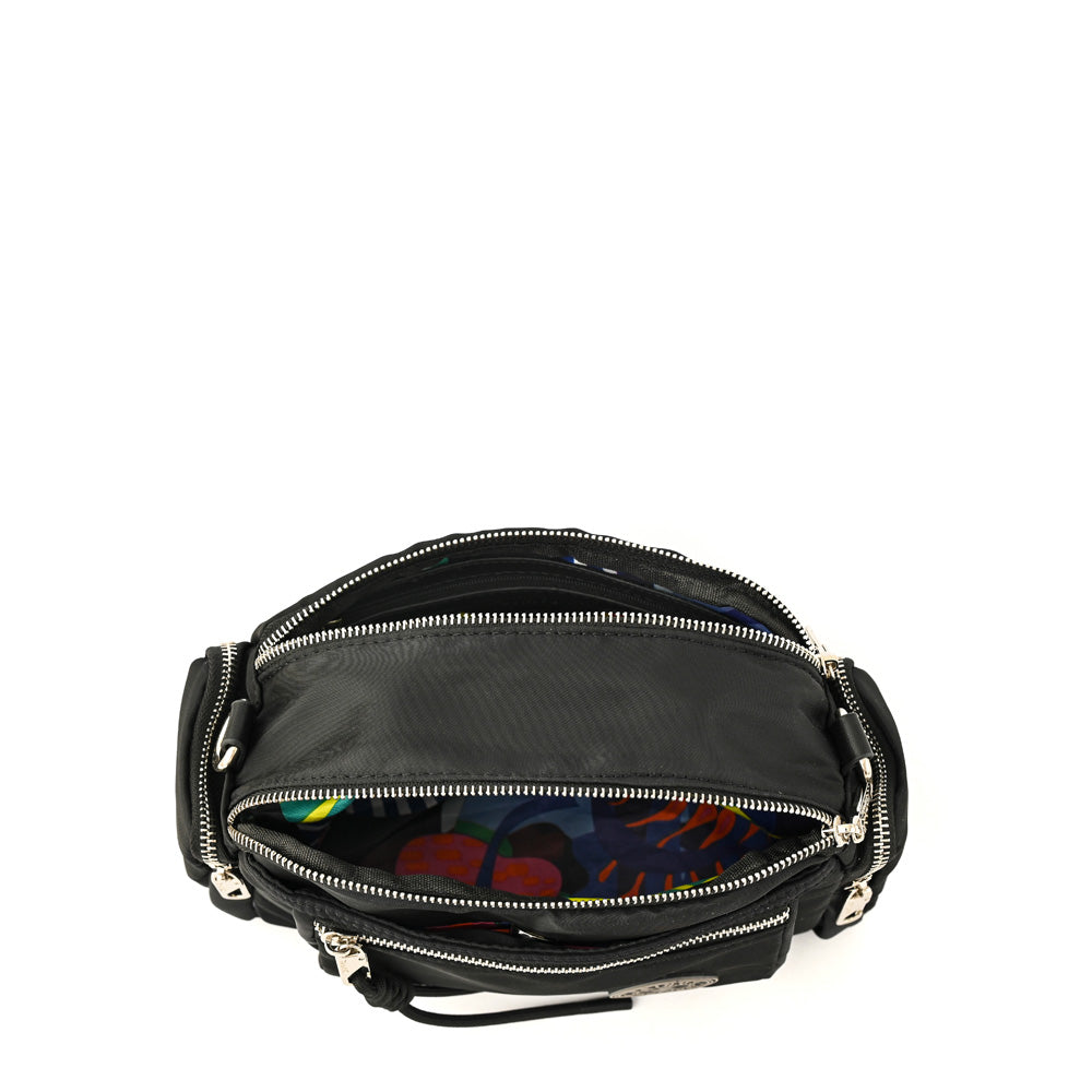 Halia medium black crossbody bag