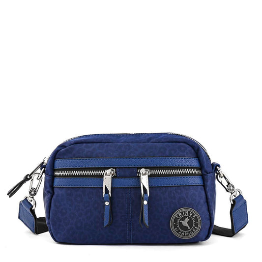 Medium oliana electric blue crossbody bag