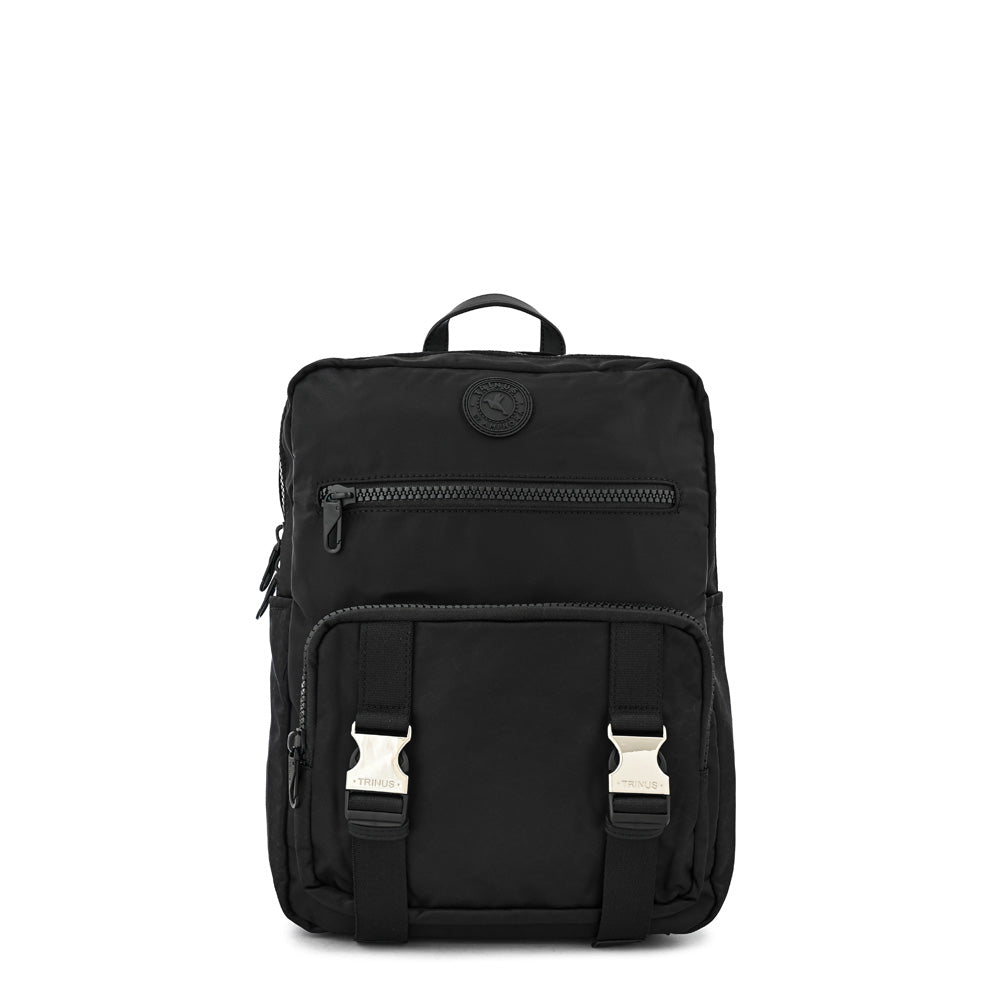 Amaya large black notebook backpack