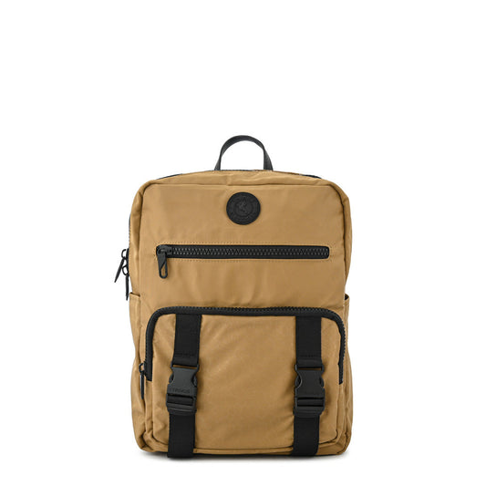 Amaya beige large notebook backpack