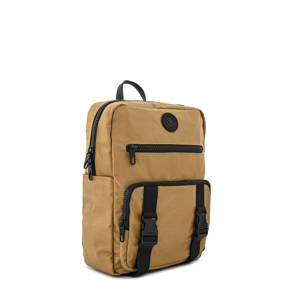 Amaya beige large notebook backpack