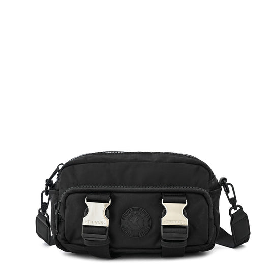 Small black amaya shoulder bag
