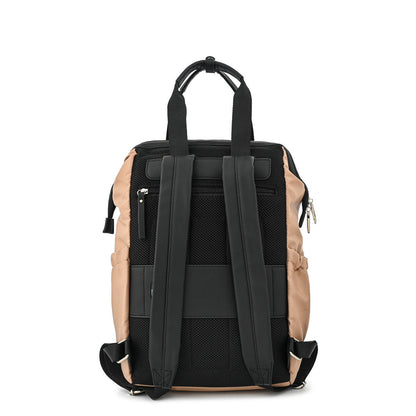 Alma beige large notebook backpack