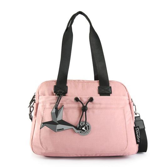 Old pink Zagora medium two-handle wallet