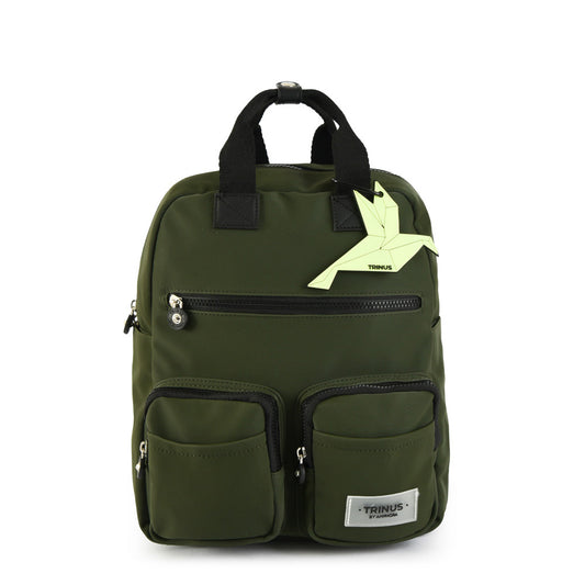 Olive green Eira Large Notebook Backpack