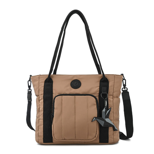 Medium Florence beige two-handle three-division wallet