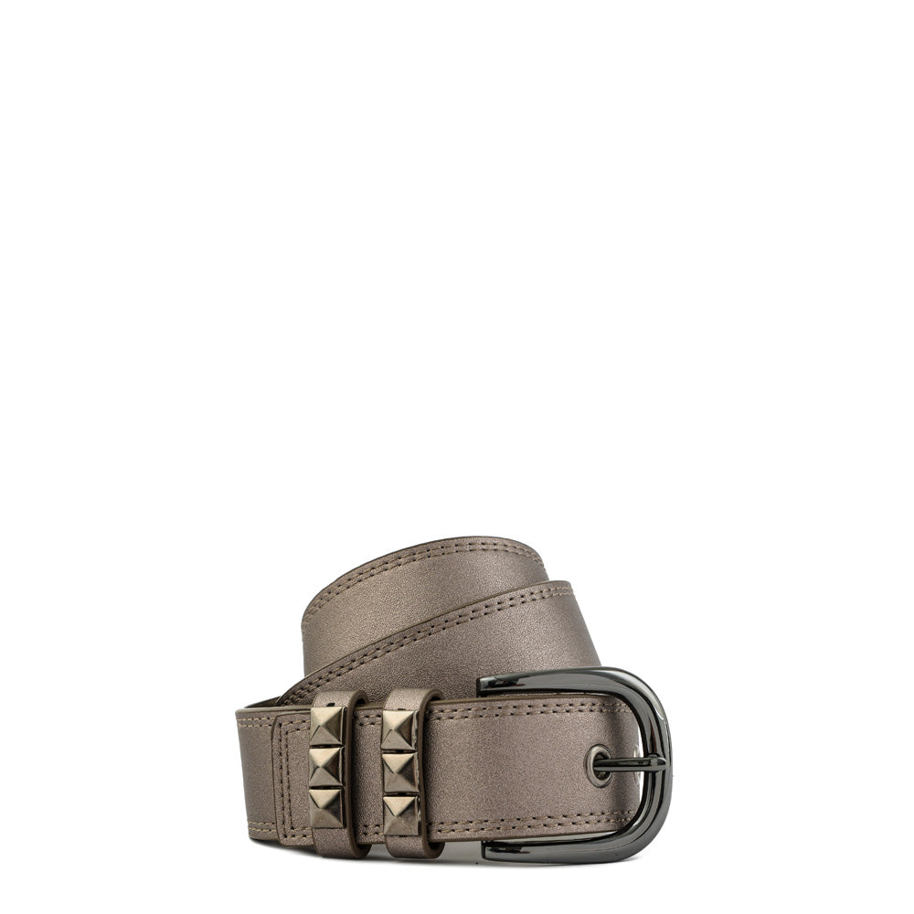 Dark silver bora belt