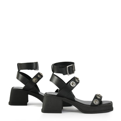 Black Celtic sandal