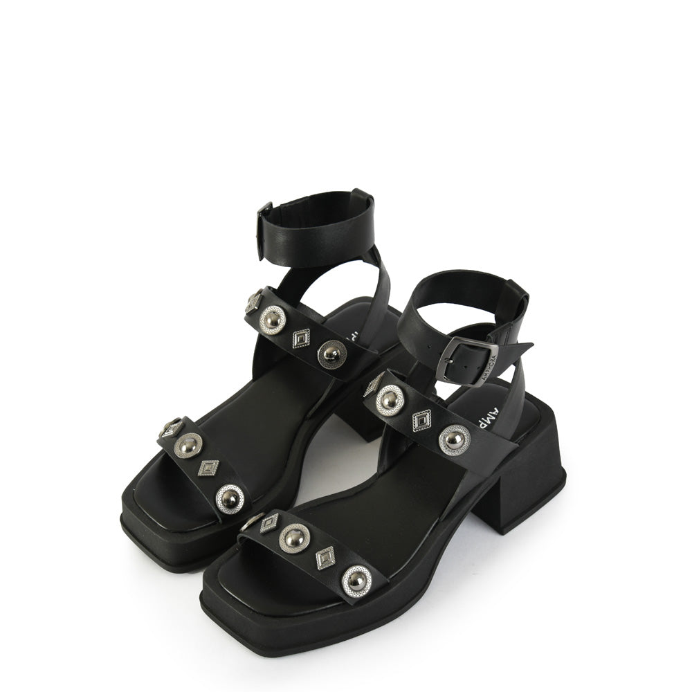 Black Celtic sandal