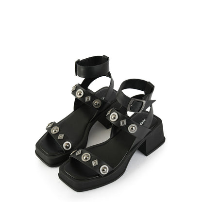 Black Celtic sandal