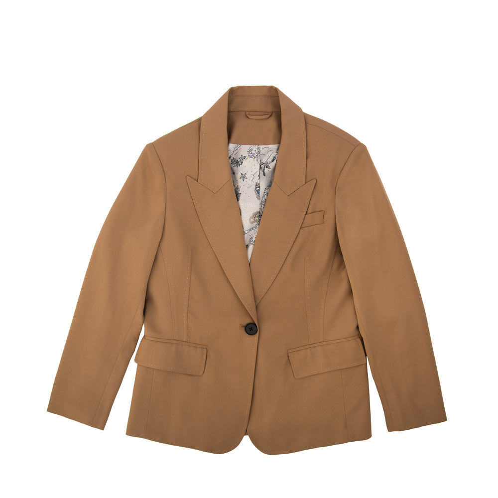 Debby Camel Blazer Jacket