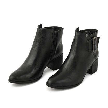 Black Dominique ankle boot