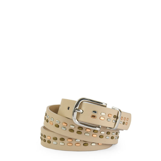 Beige lezard belt