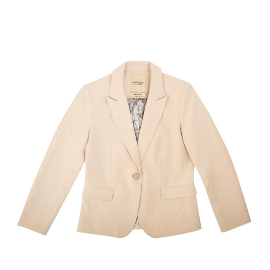 Lisa Beige Blazer Jacket