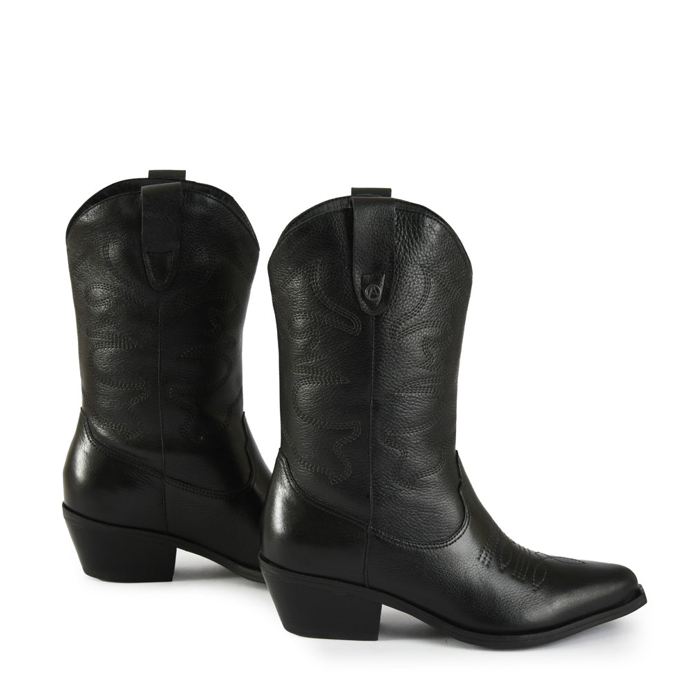 Black marcella Taco boot