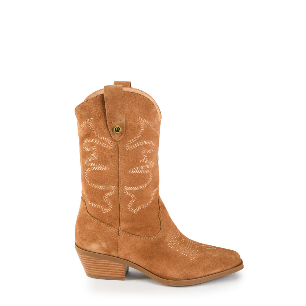 Dark beige Marcella Taco boot