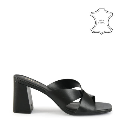 Black sable sandal