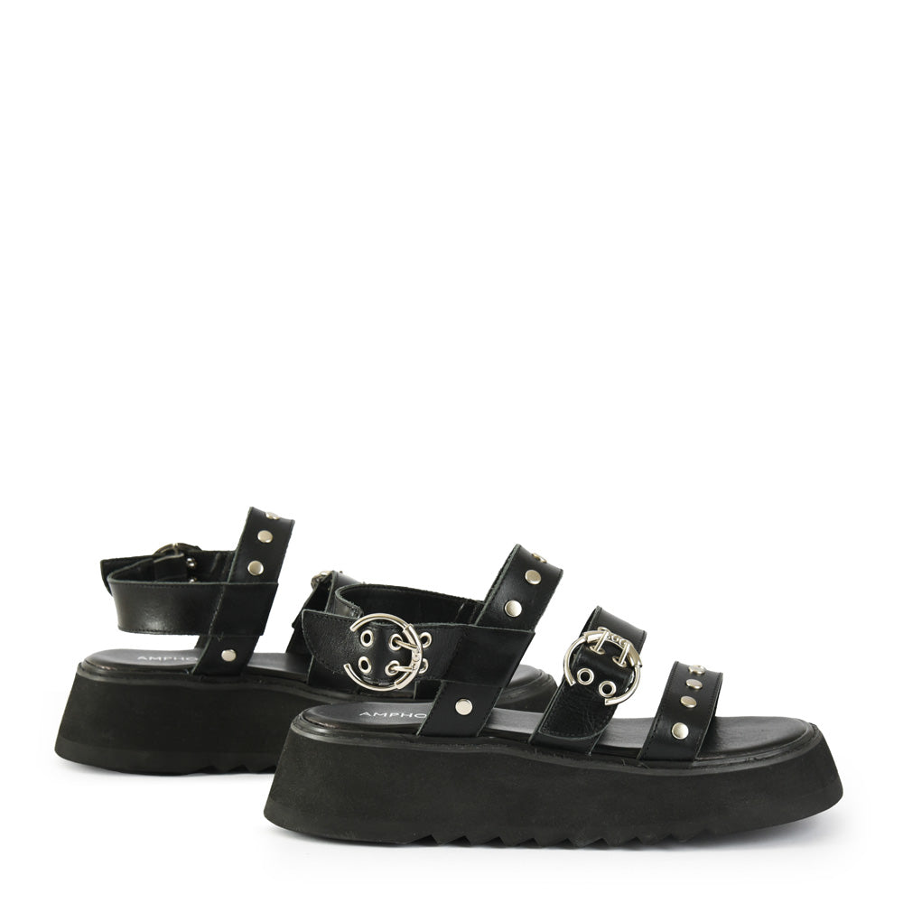 Black martina sandal