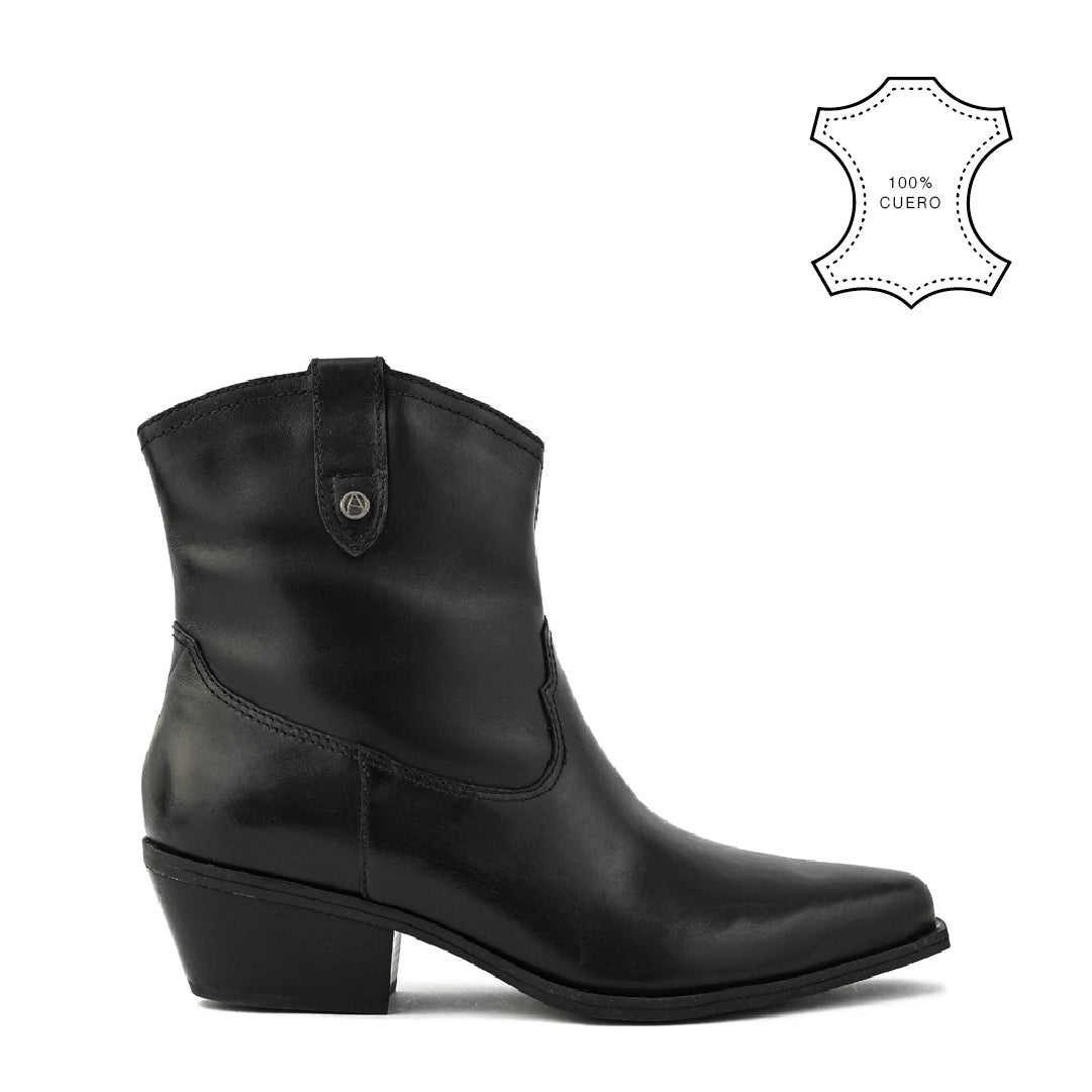 Black Nara Taco Ankle Boot