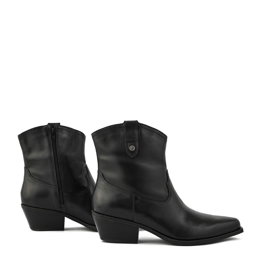 Black Nara Taco Ankle Boot