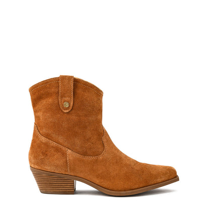 Dark beige nara Taco ankle boot