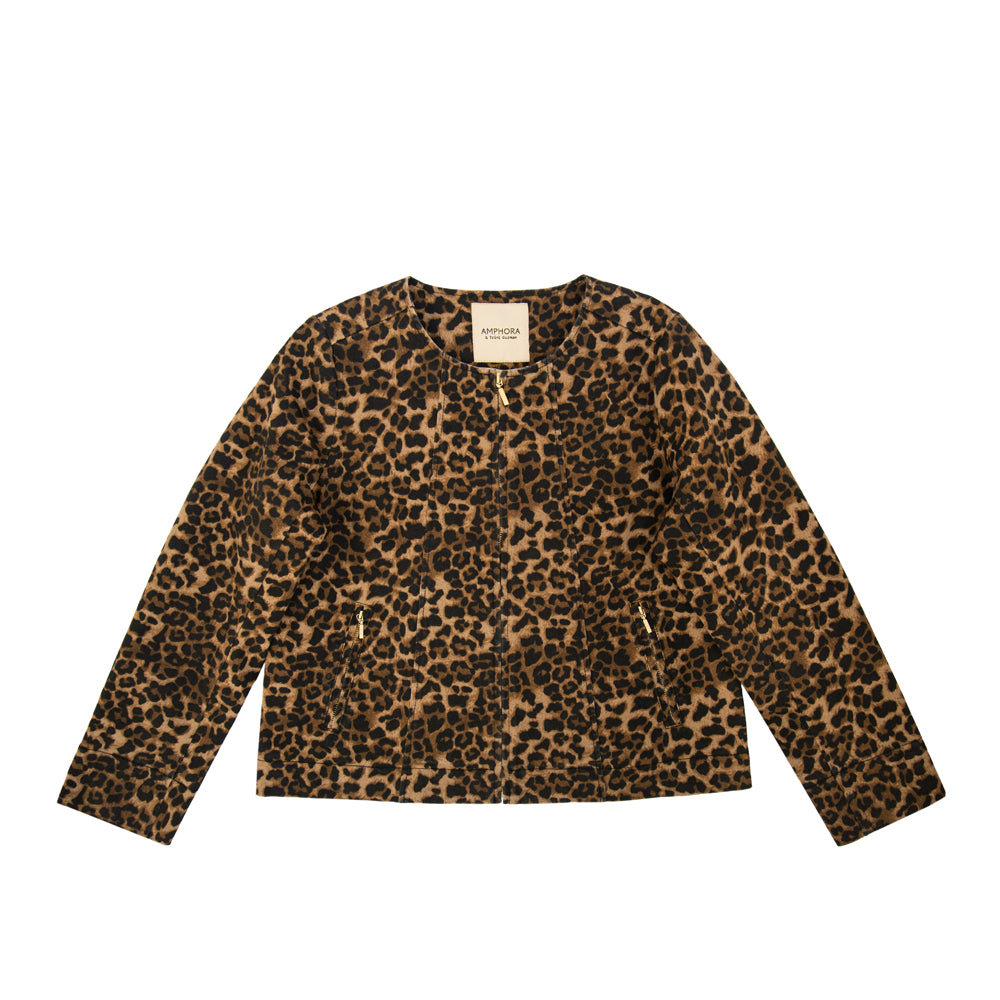 Zayra Animal Print Jacket