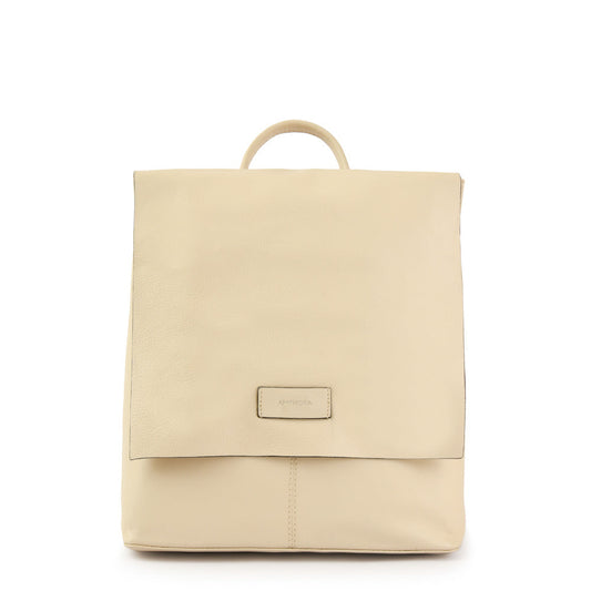 Parana backpack with medium ecru white lid